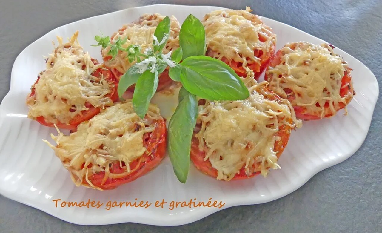 Tomates garnies et gratinées