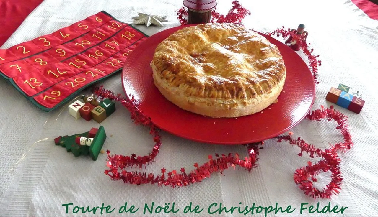 Tourte de Noël de Christophe Felder