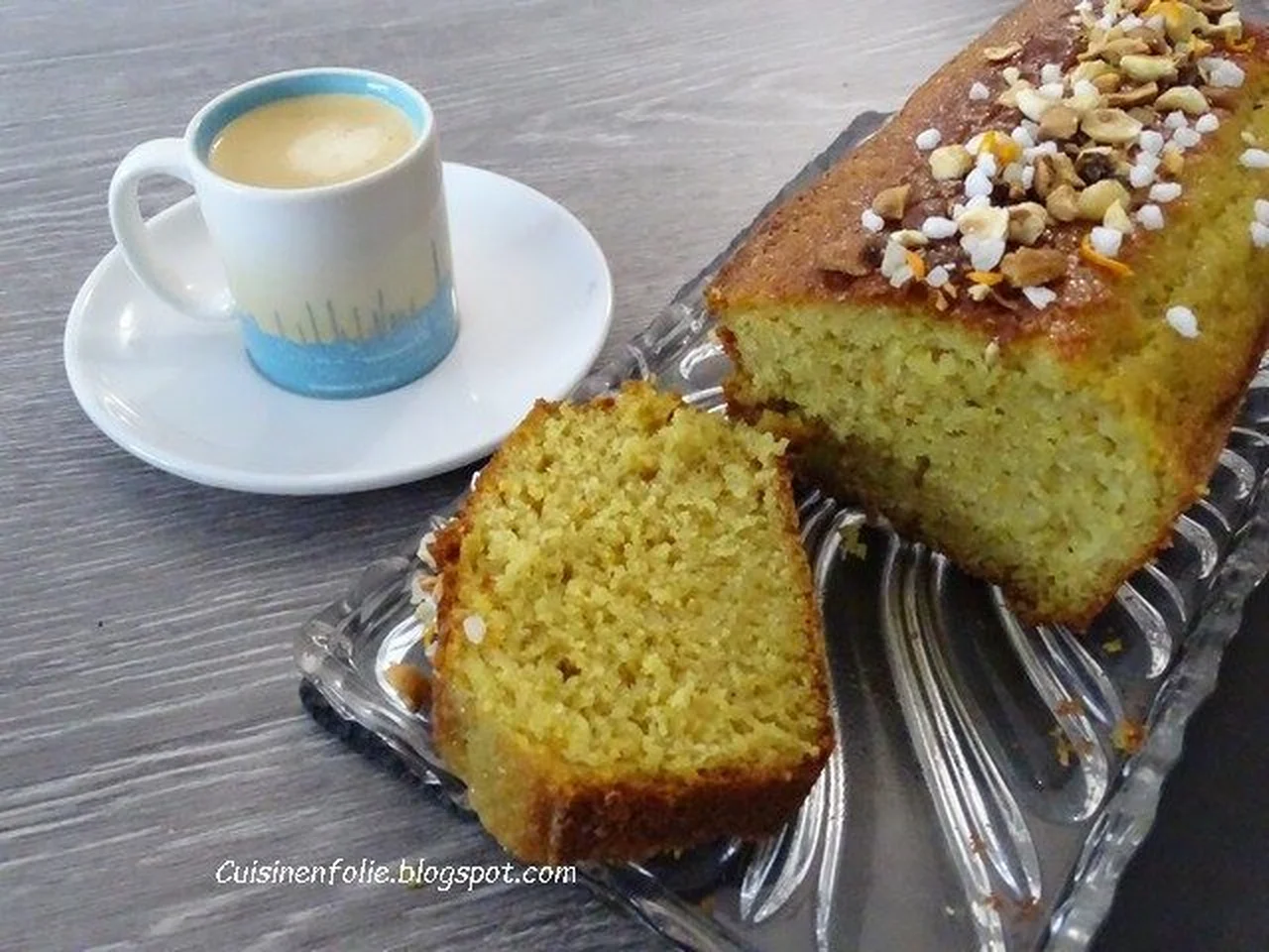 Ciambellone à l'orange, citron et ricotta