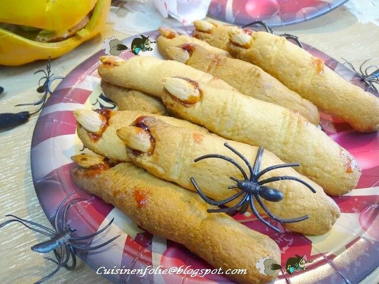 Doigts de sorcières pour Halloween