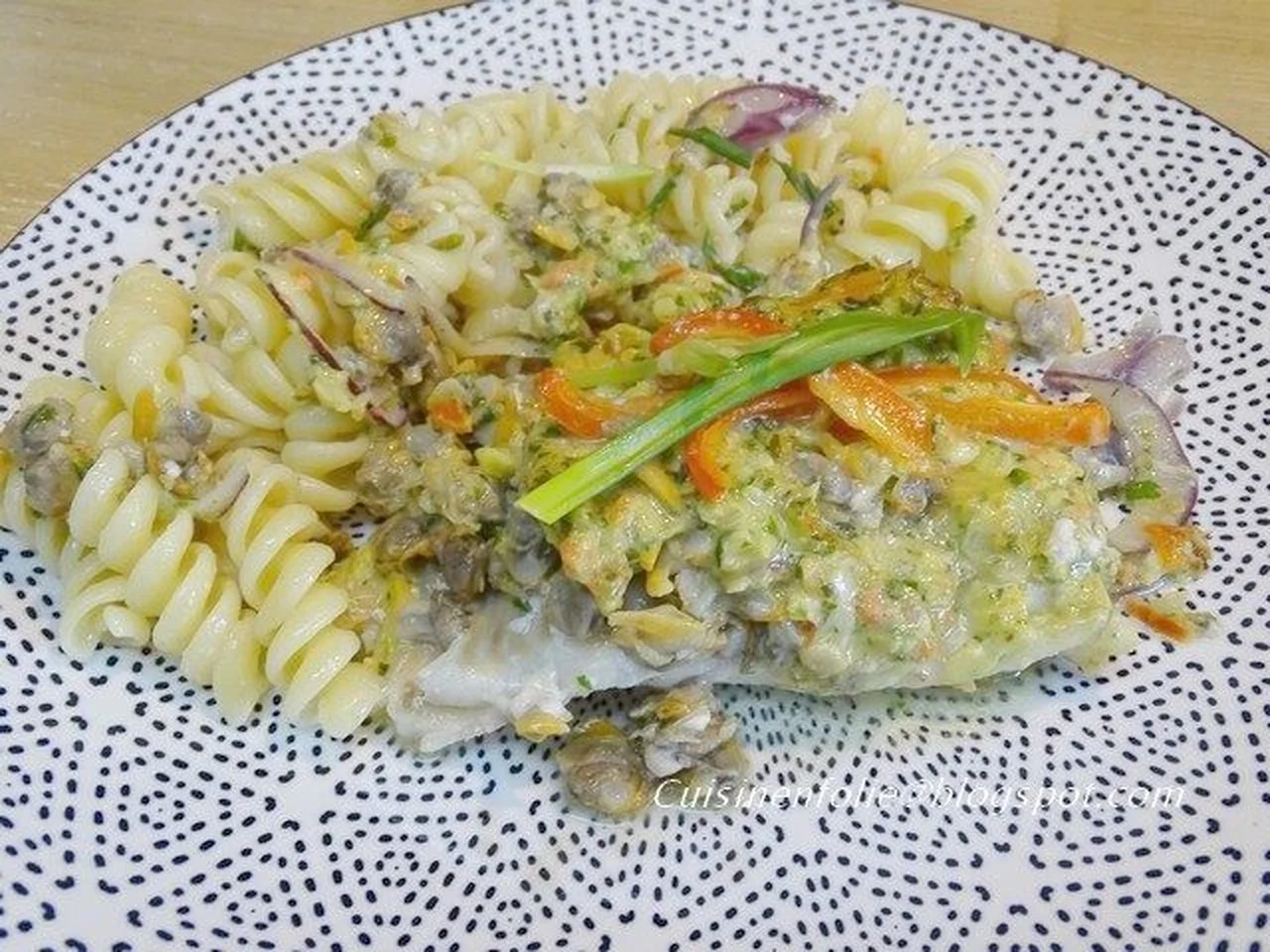 Filets de poissons à la provençale et pesto d'ail des ours