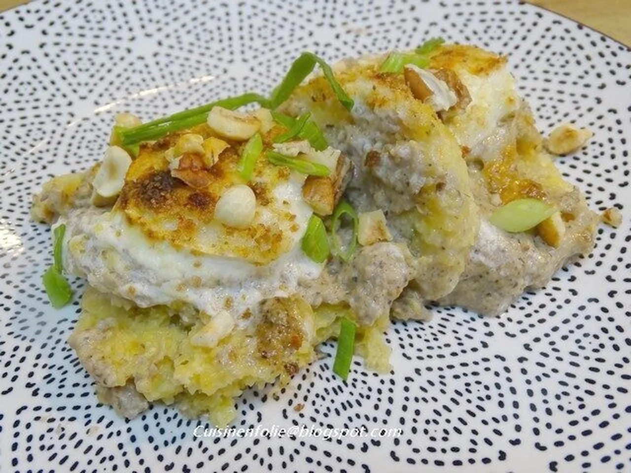 Gnocchi de semoule aux cèpes, chèvre et sauce crème
