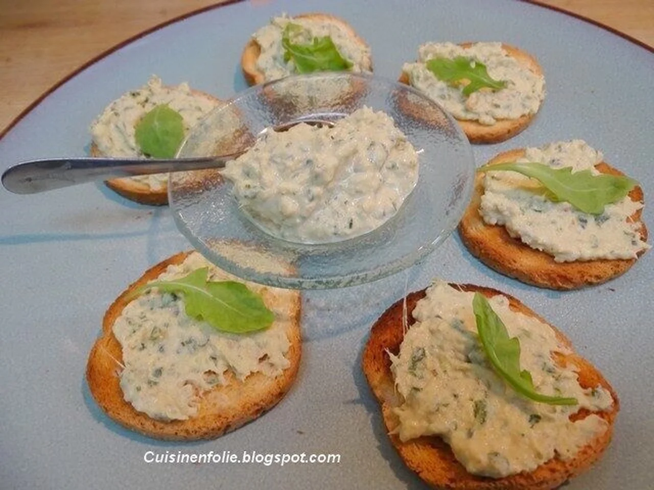 Rillettes de thon gingembre fromage ail fines herbes