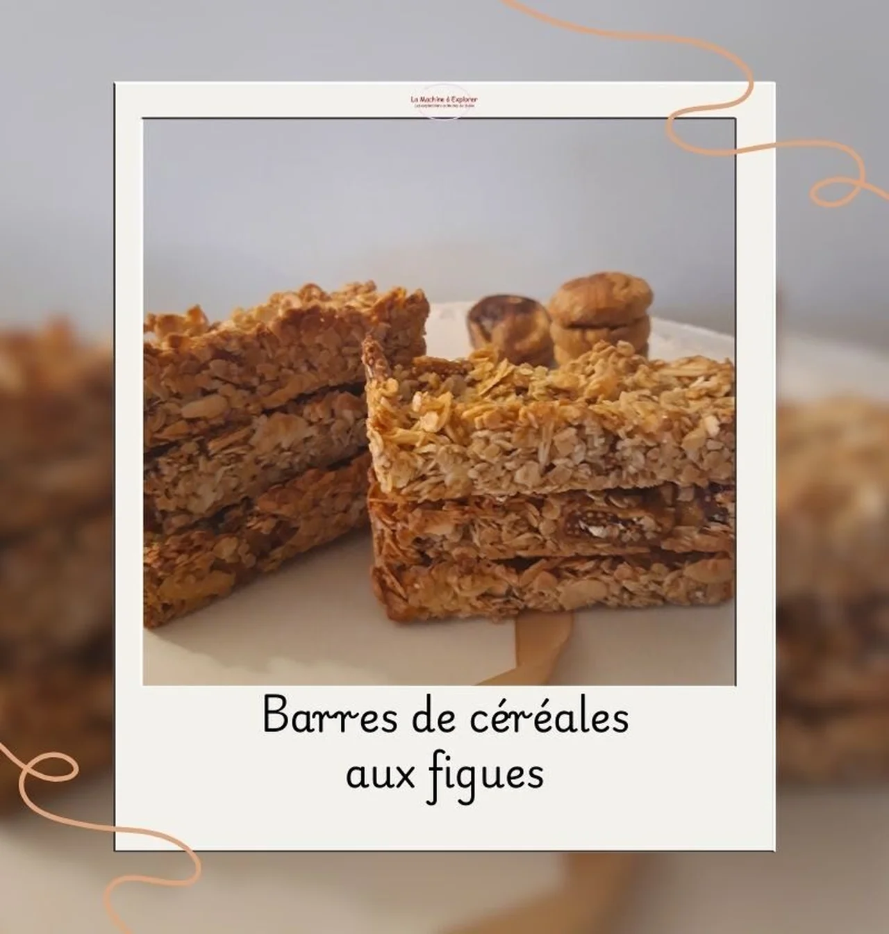 Barres de céréales aux figues