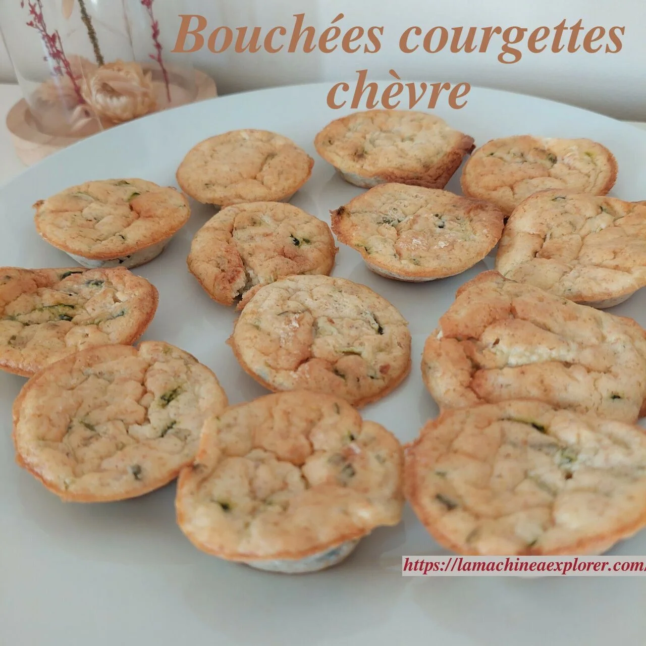 Bouchées apéritives courgettes chèvre
