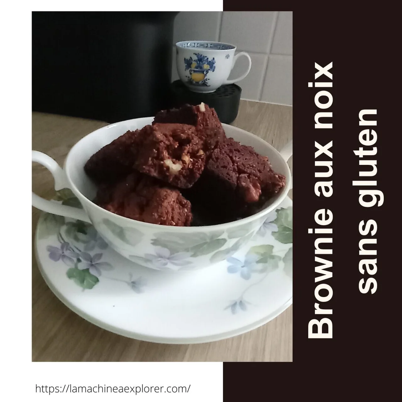 Brownie aux noix sans gluten