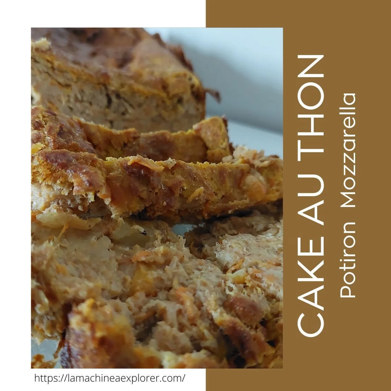 Cake au thon, potiron, mozzarella