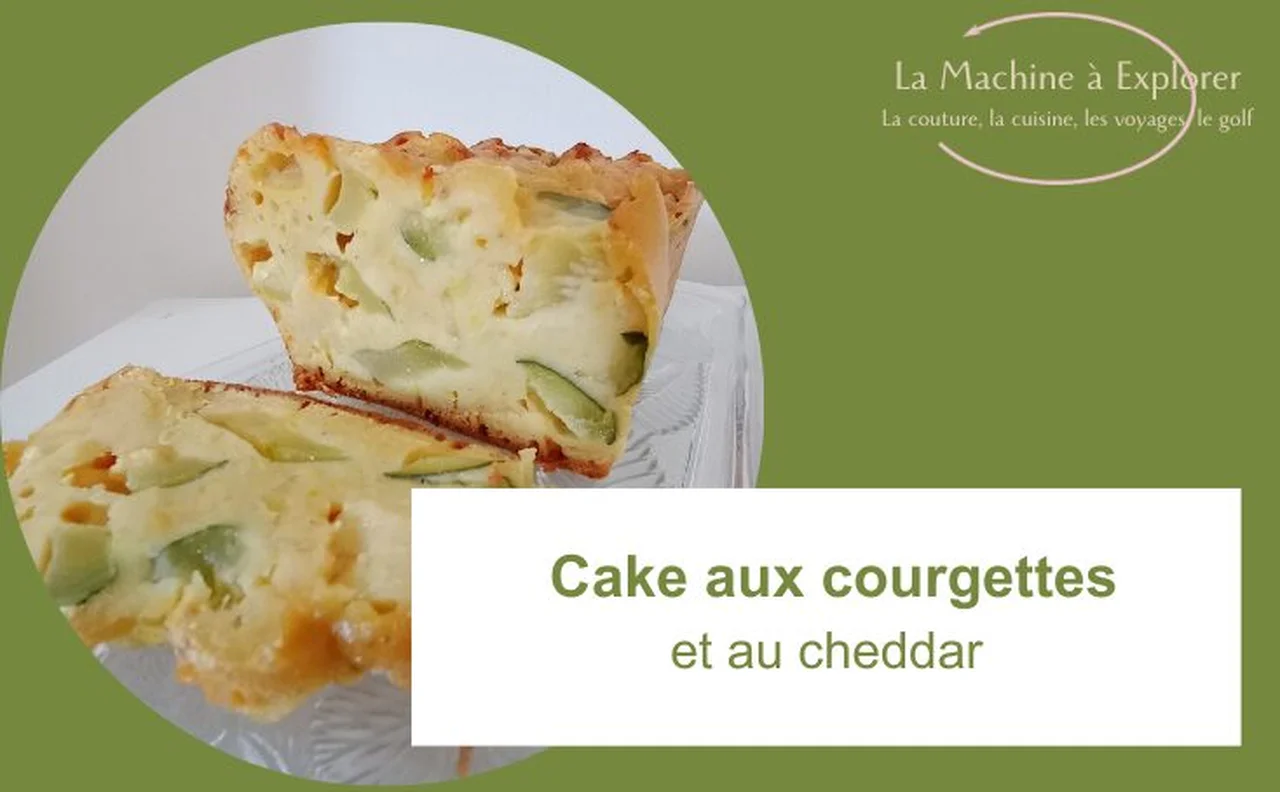 Cake aux courgettes et au cheddar