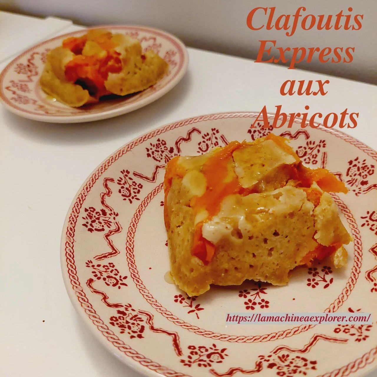 Clafoutis cake express aux abricots