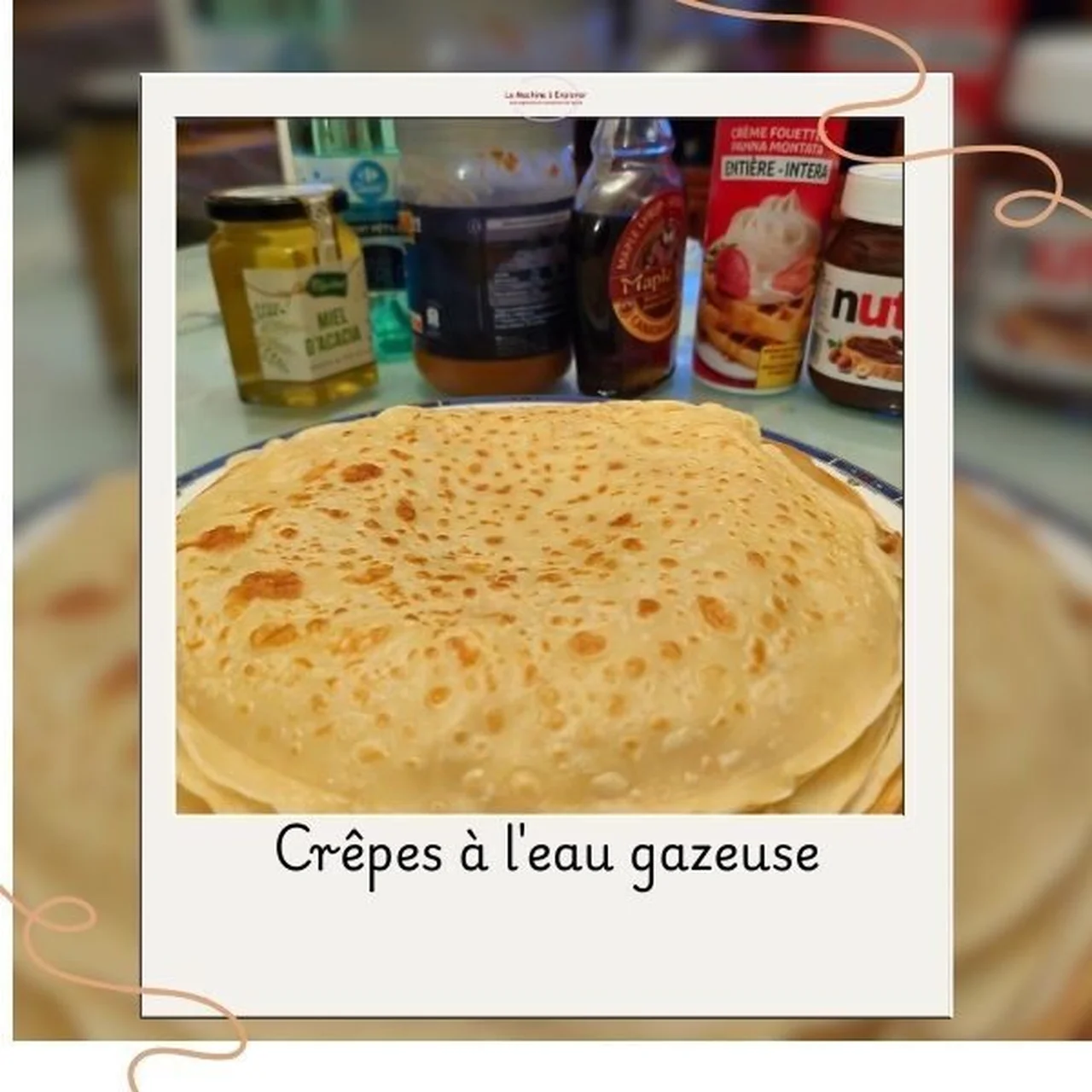 Crêpes à l'eau gazeuse