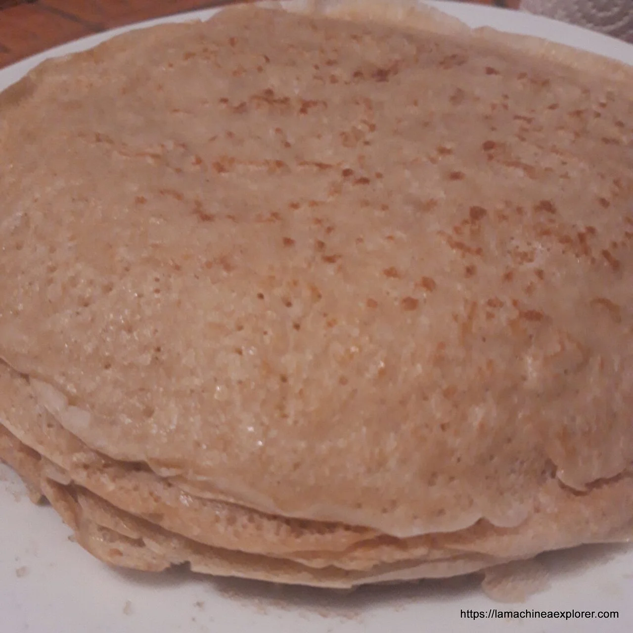 Crêpes à la bière et farine d'orge mondé