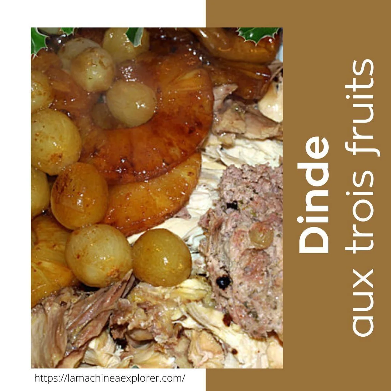 Dinde aux trois fruits