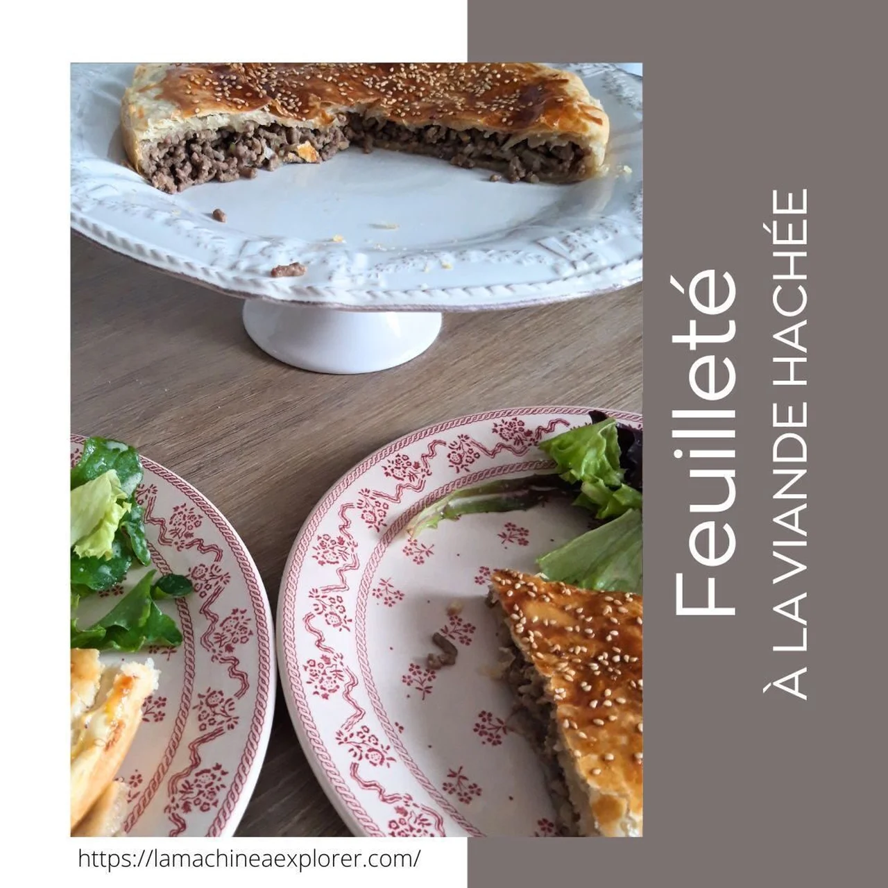 Feuilleté à la viande hachée