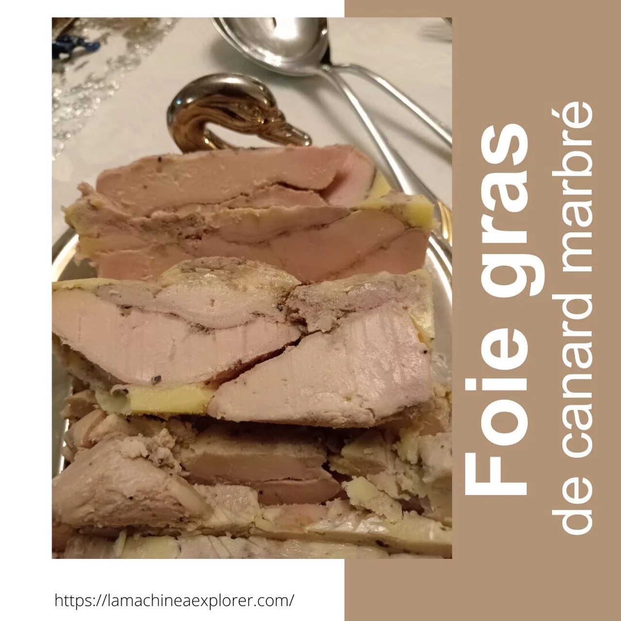 Foie gras marbré au spéculoos