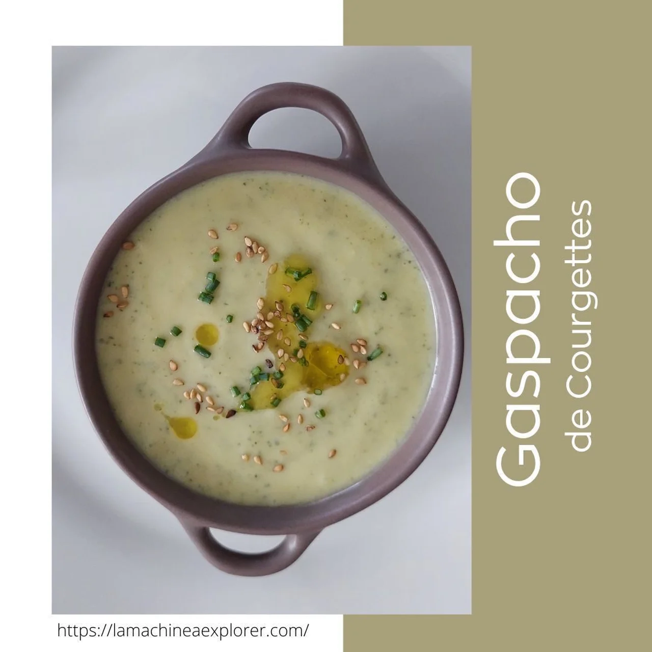 Gaspacho de courgettes