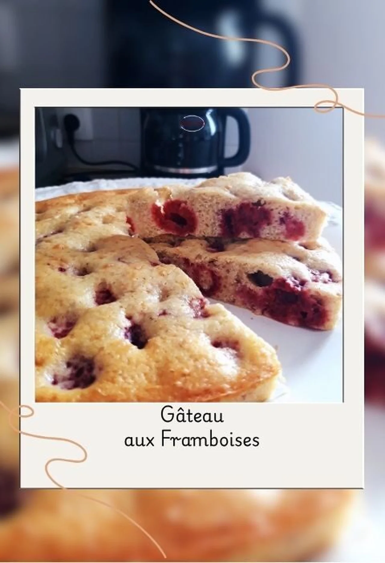 Gâteau aux framboises