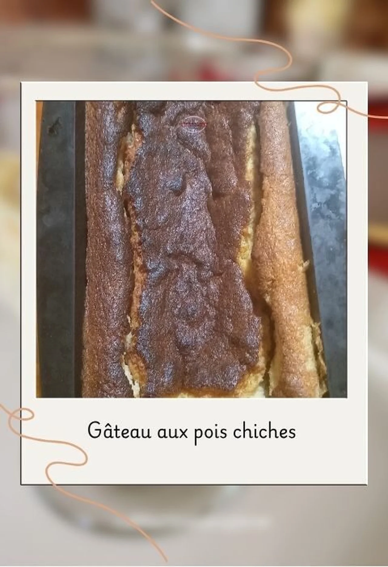 Gâteau aux pois chiches