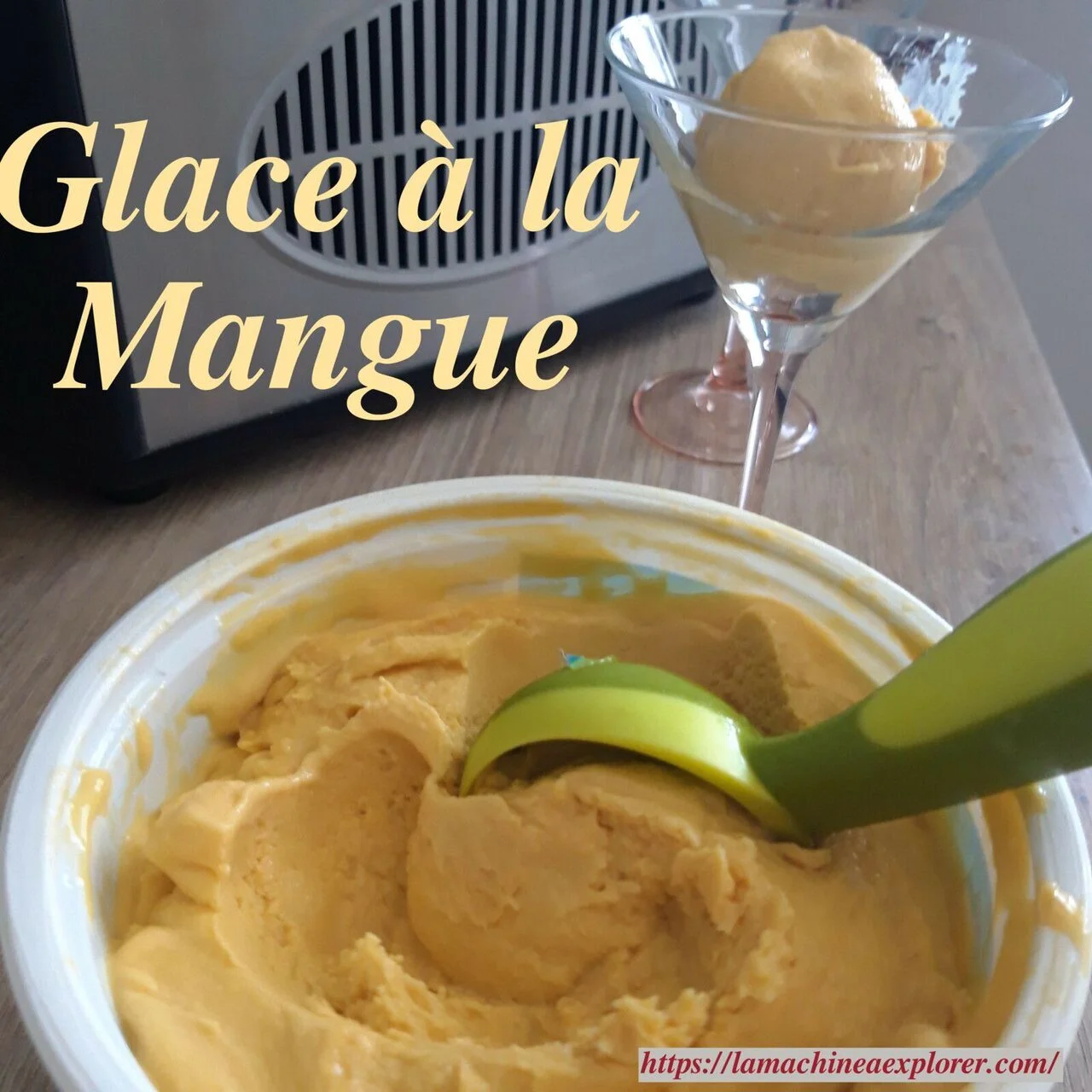 Glace à la mangue