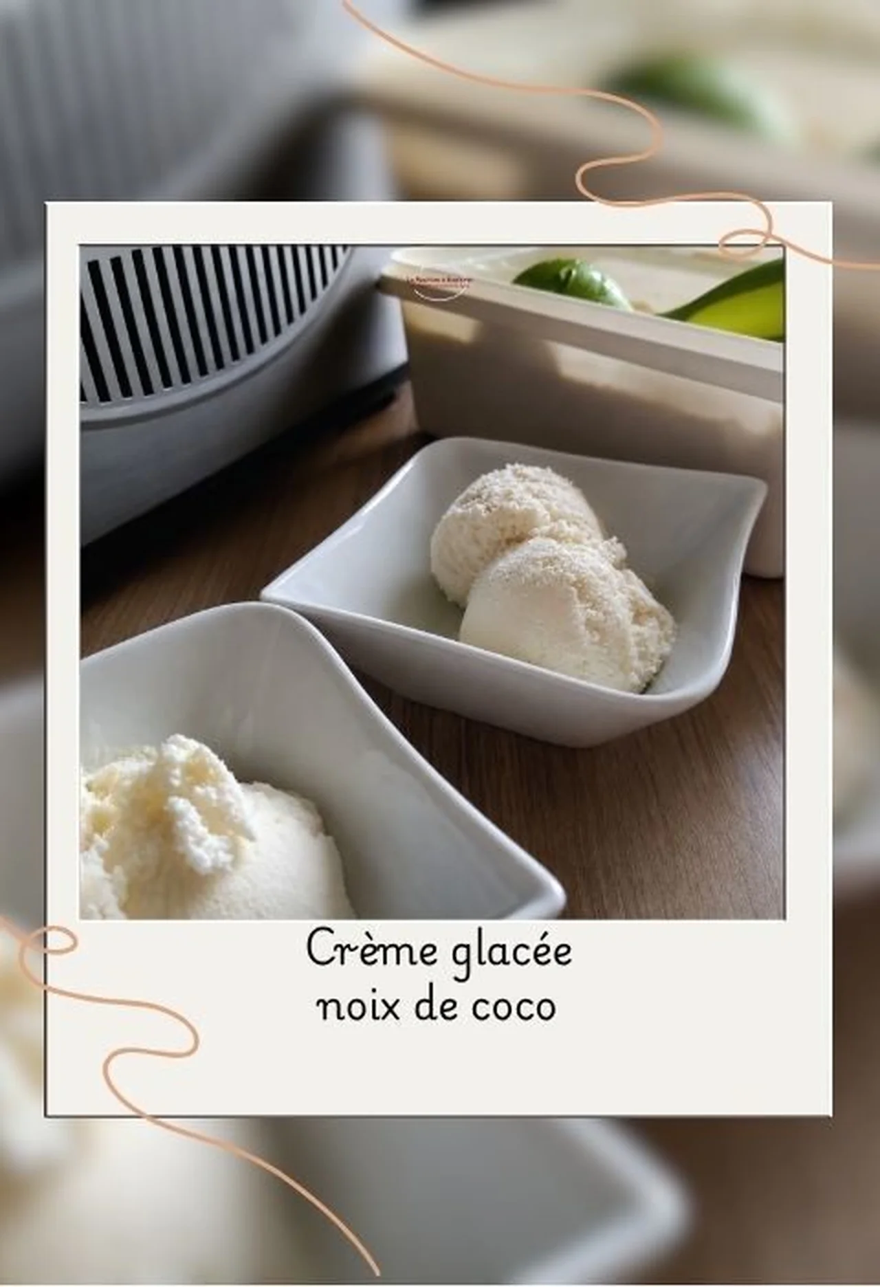 Glace à la noix de coco