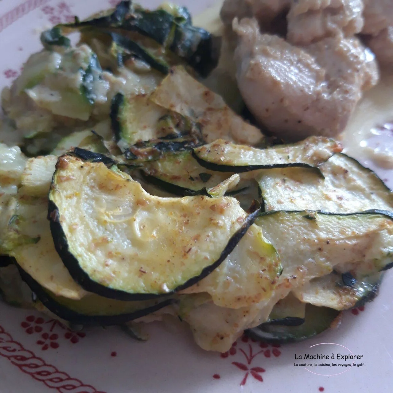 Gratin de courgettes au curry