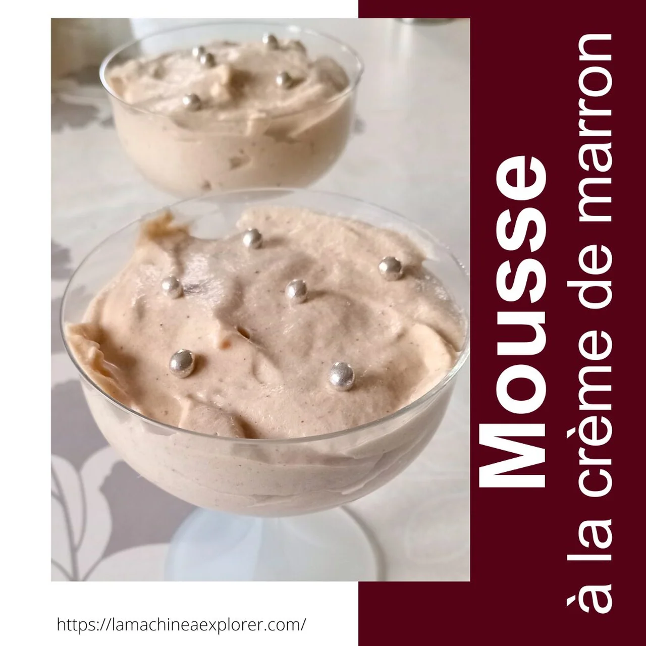 Mousse à la crème de marrons