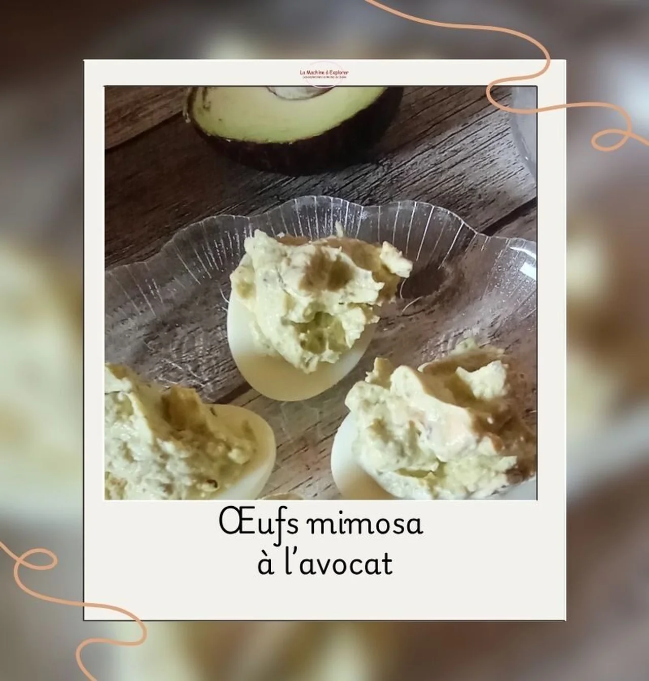 Oeufs mimosa à l'avocat