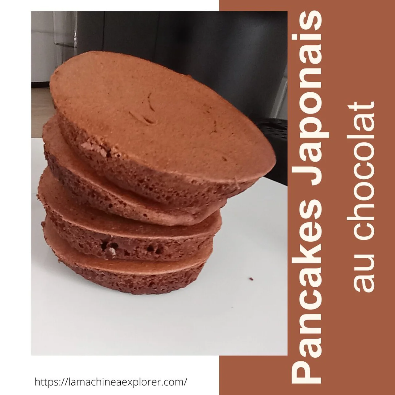 Pancakes japonais au chocolat