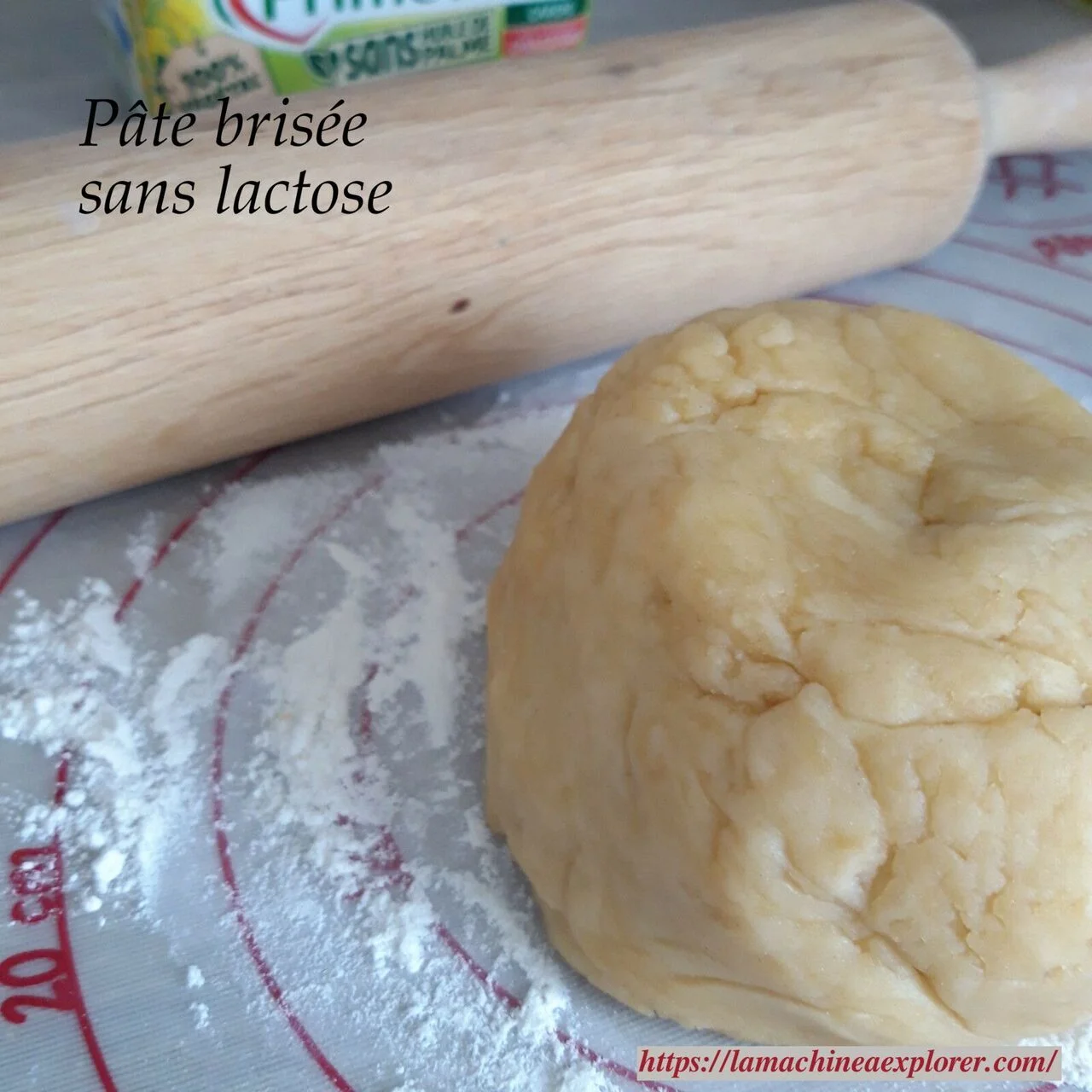 Pâte brisée sans lactose