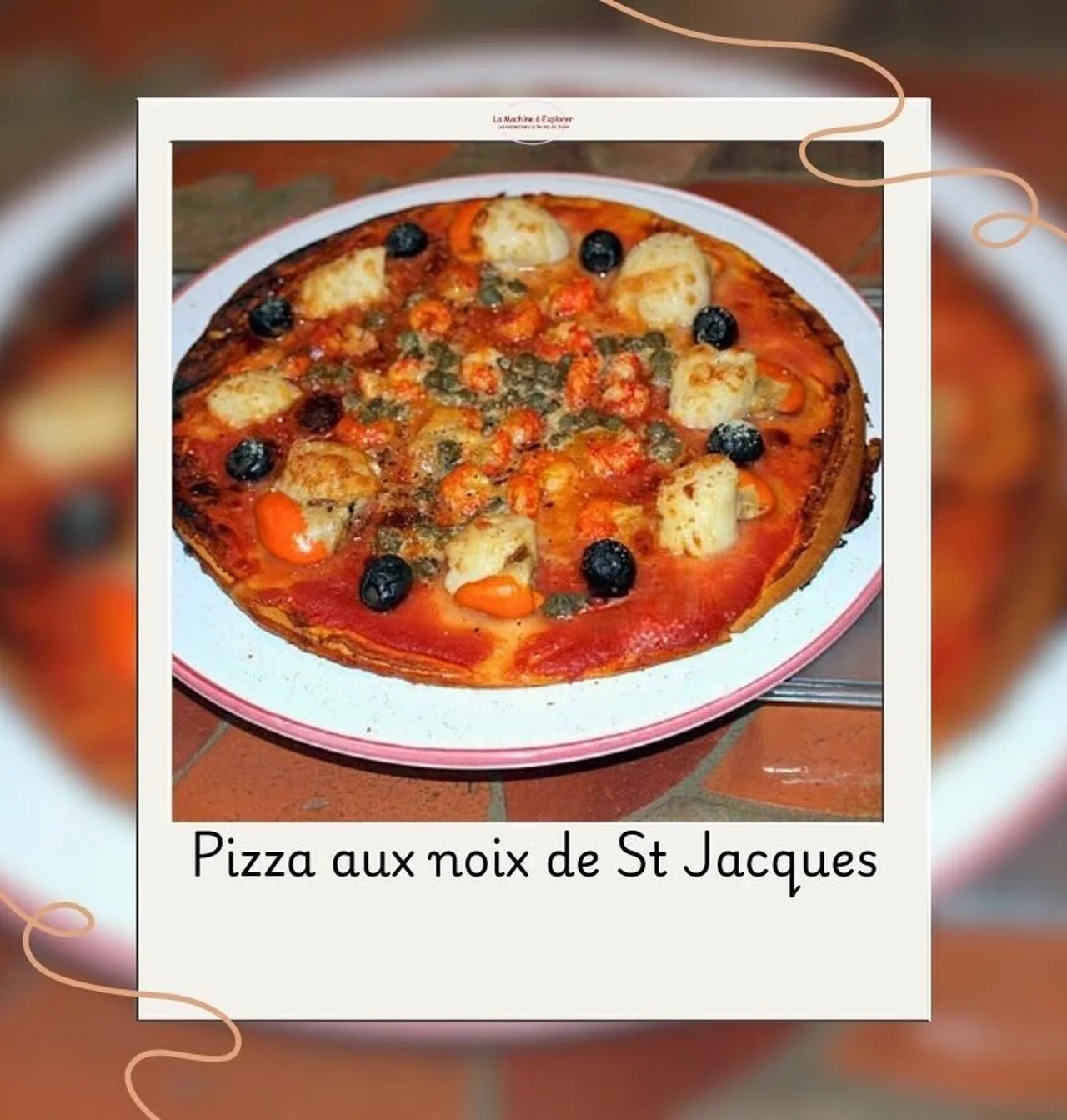 Pizza aux noix de Saint-Jacques