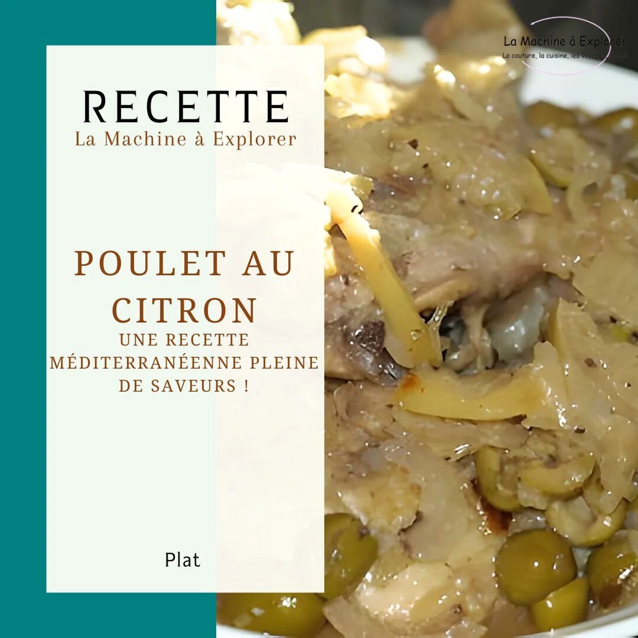 Poulet au citron confit et olives