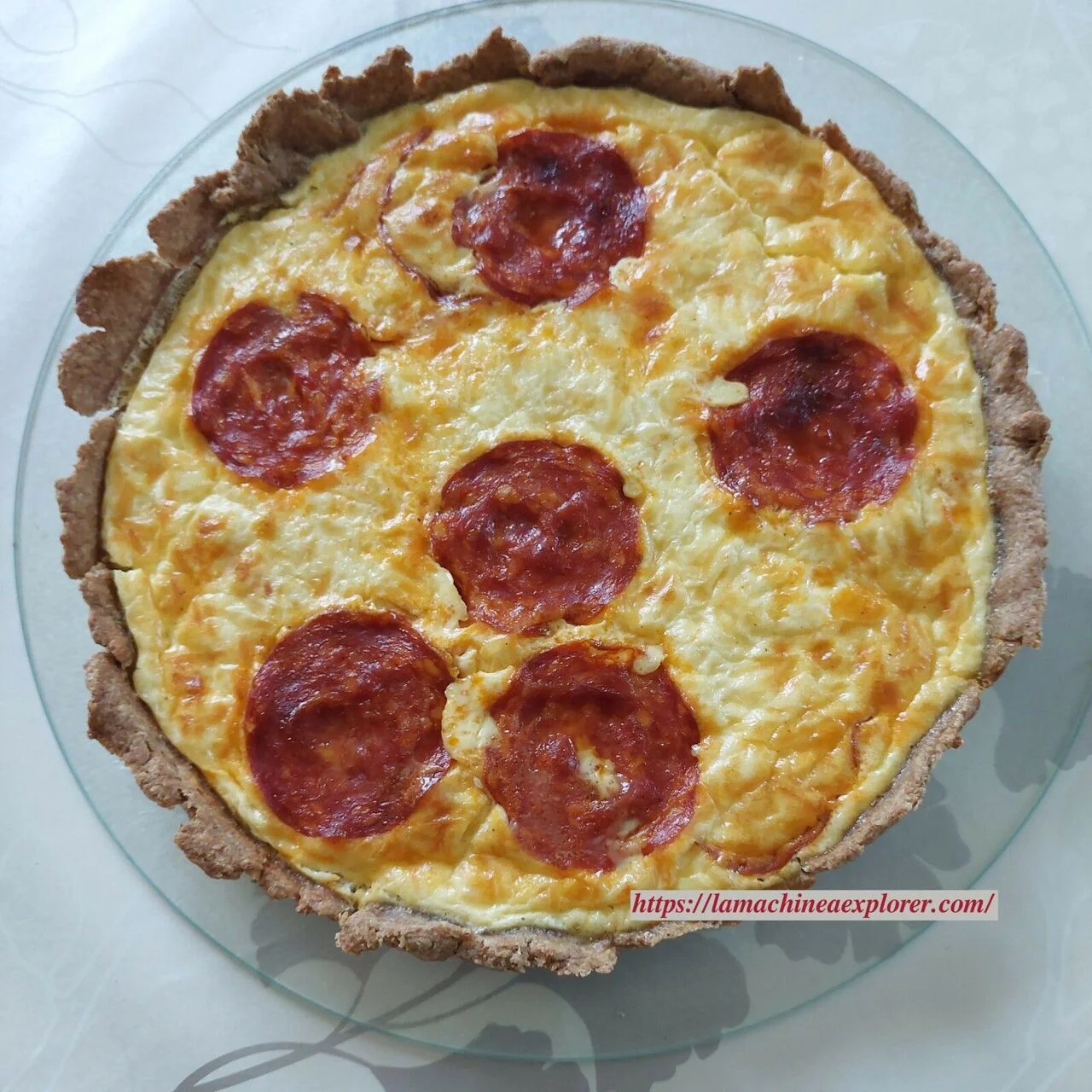 Quiche au chorizo