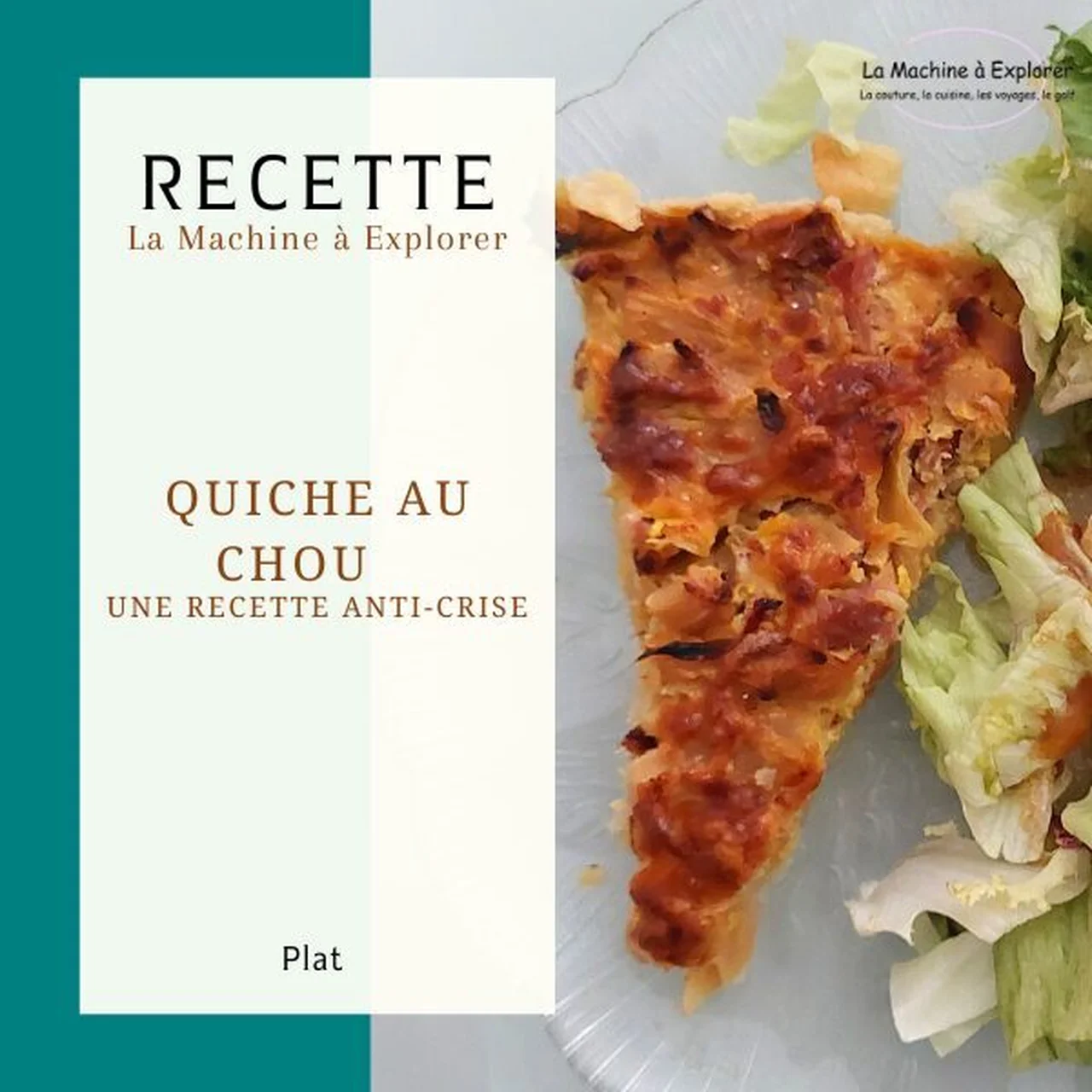 Quiche au chou blanc