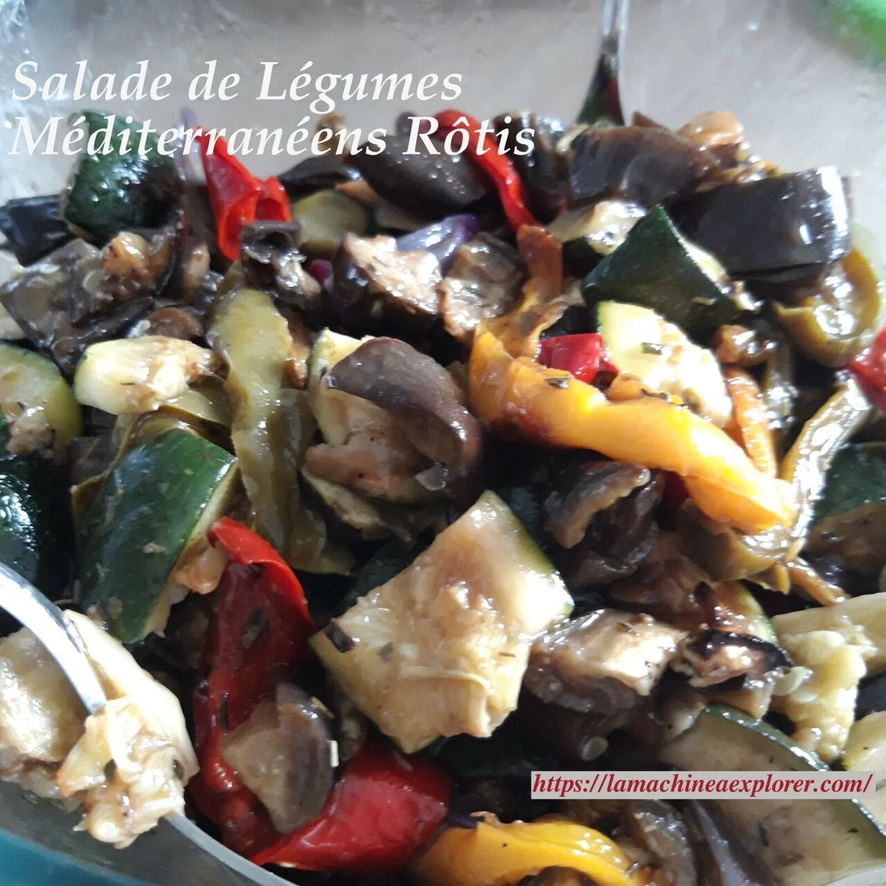Salade de légumes méditerranéens rôtis