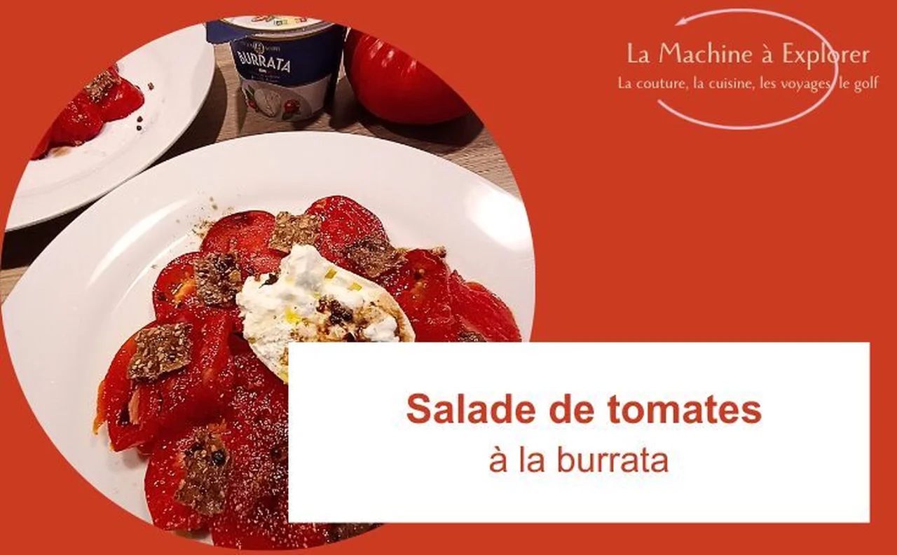Salade de tomates à la burrata