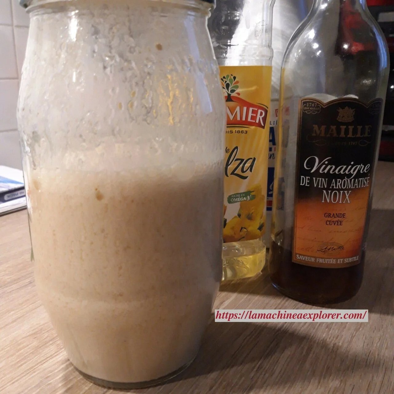 Sauce vinaigrette au lait