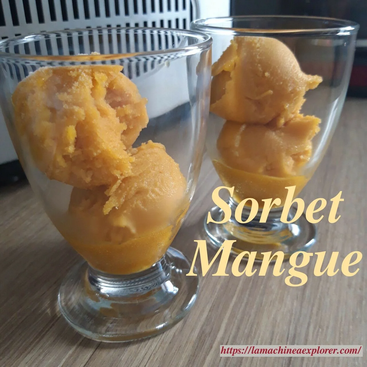 Sorbet à la mangue