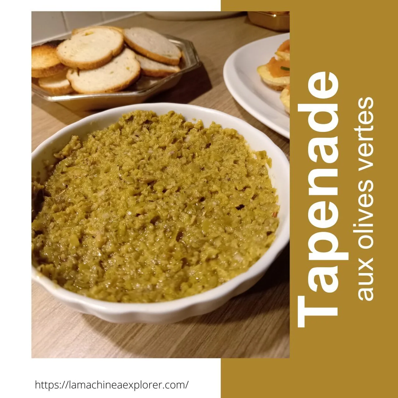 Tapenade aux olives vertes