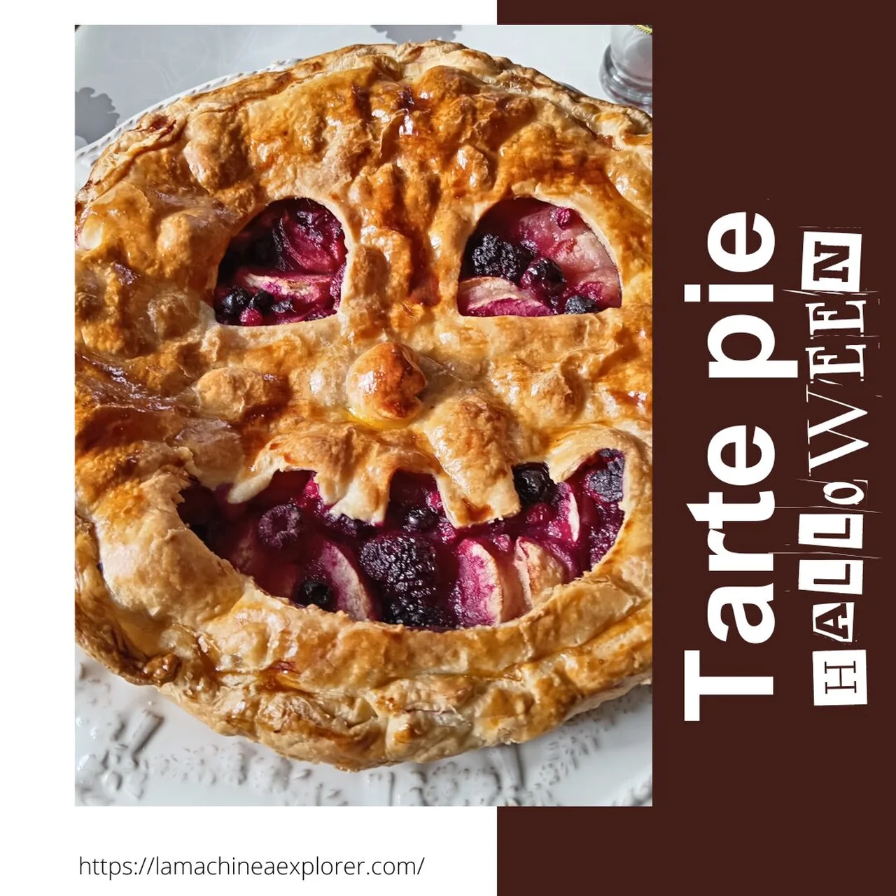 Tarte pie Halloween