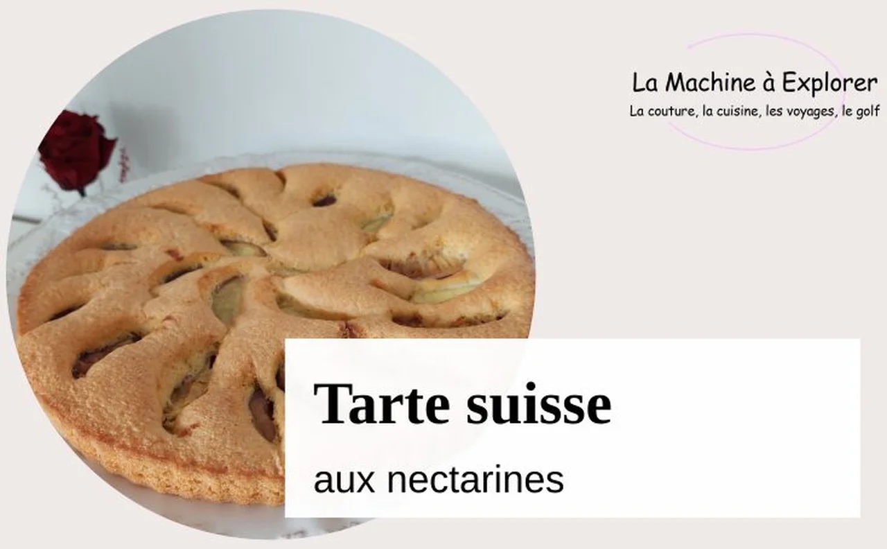 Tarte suisse aux nectarines