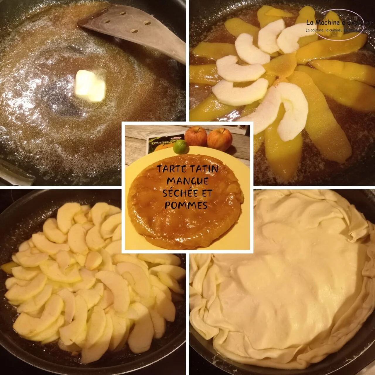 Tatin mangue séchée et pommes
