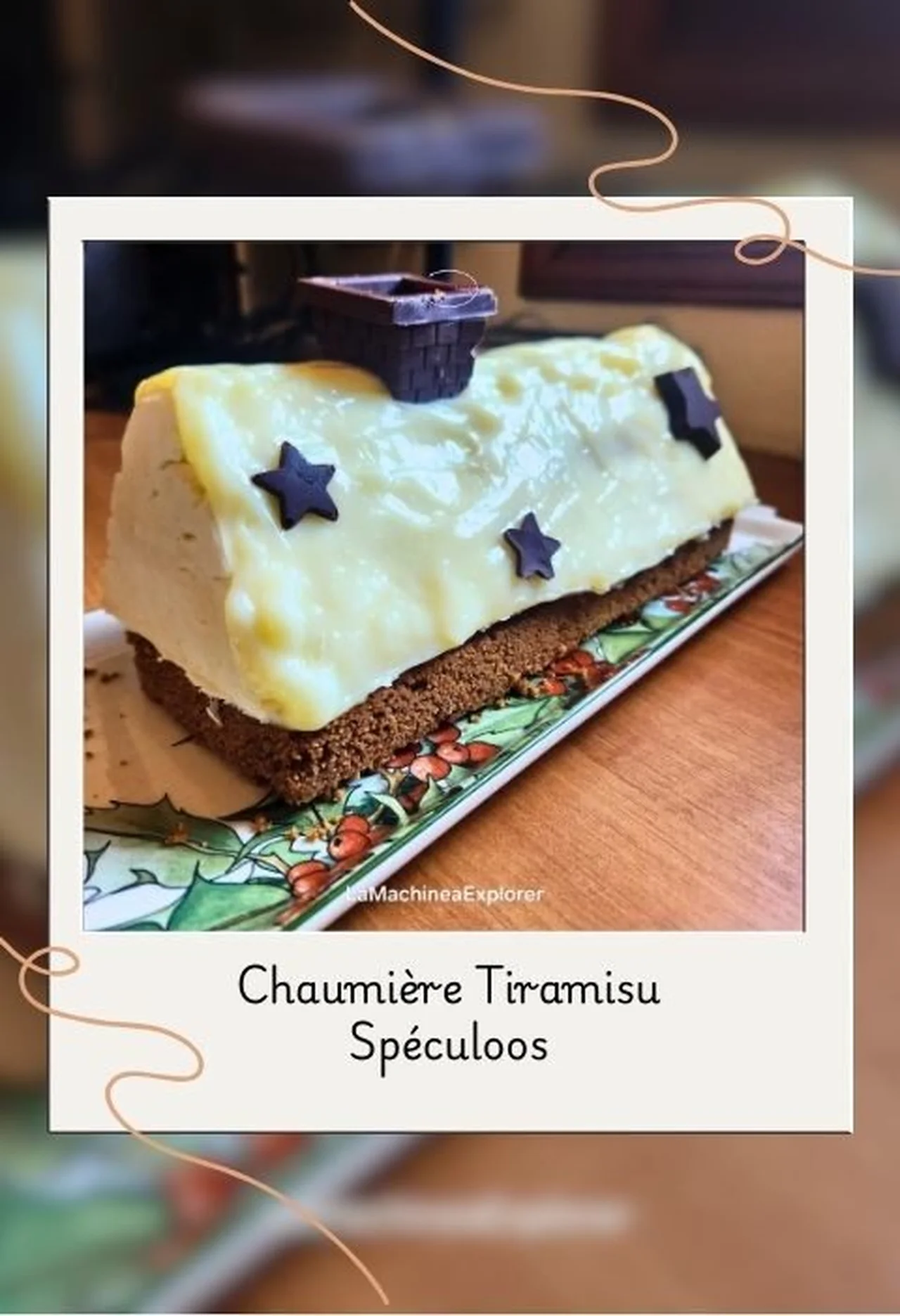 Tiramisu chaumière de Noël