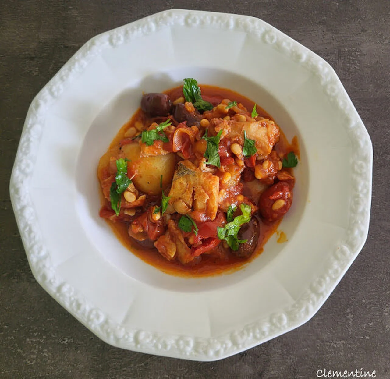 Baccalà alla genovese - Morue à la génoise