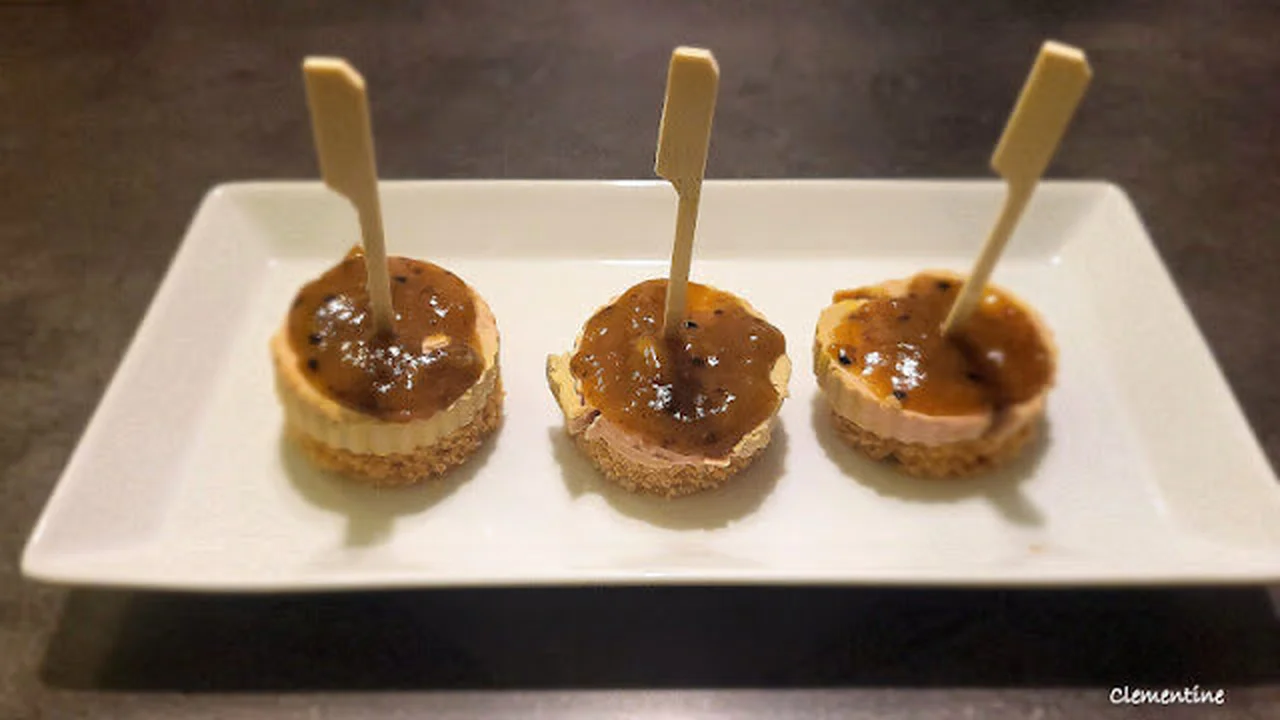 Bouchées pain d'épices au foie gras et chutney