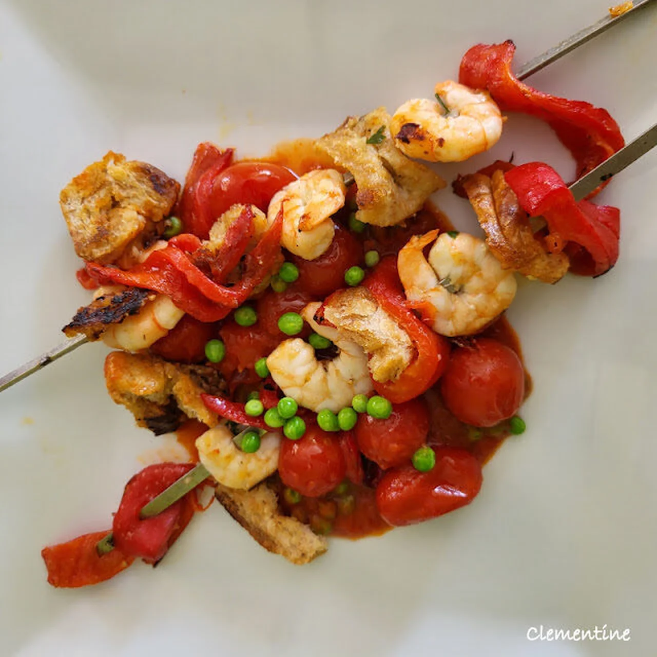 Brochettes de crevettes de Jamie Oliver