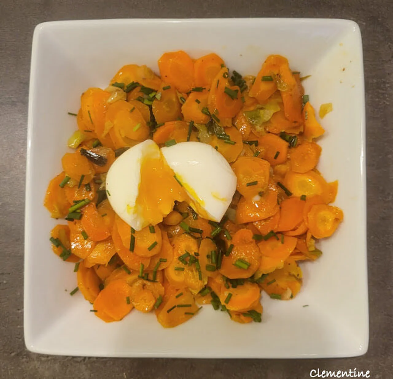 Carottes au gingembre