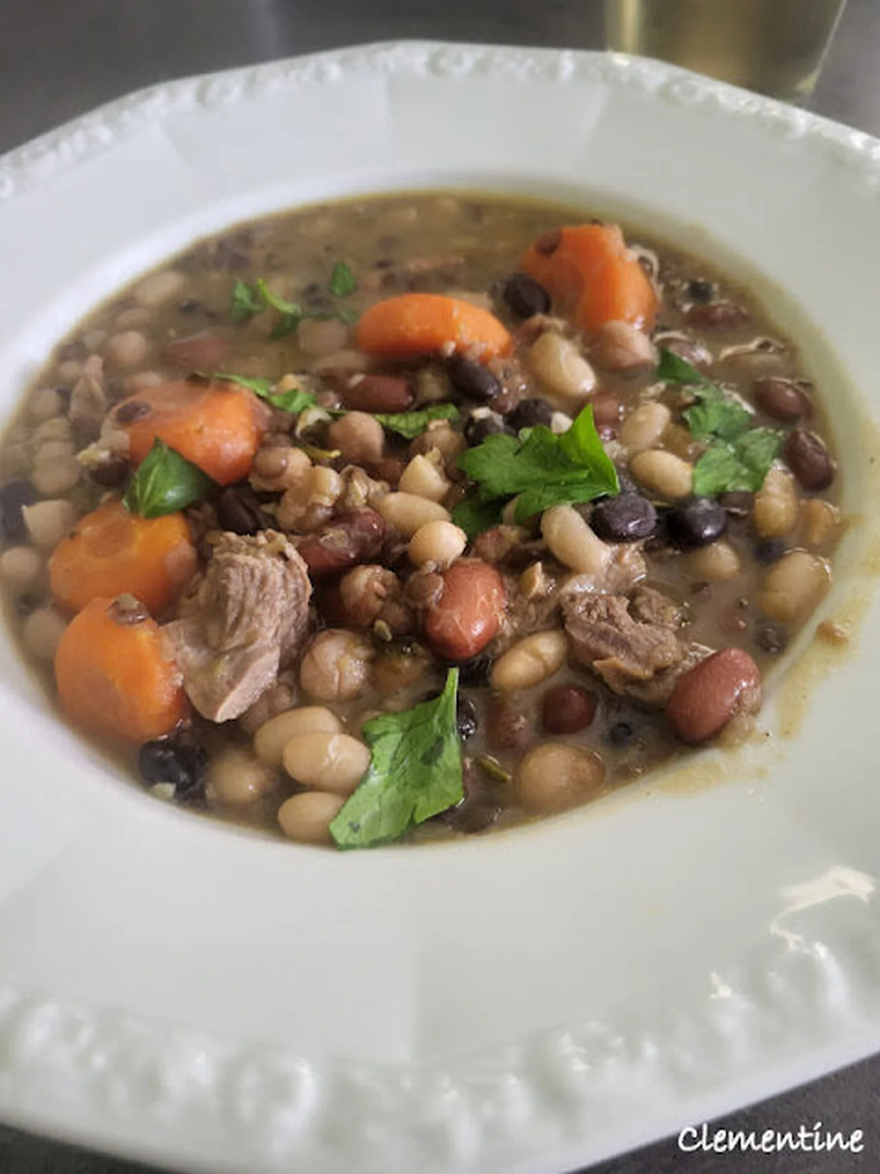 Demoiselle de canard en soupe