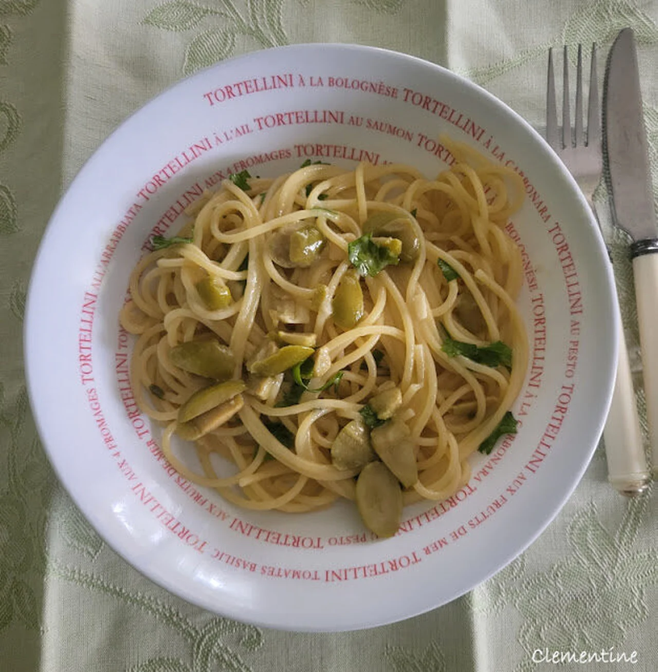Dirty Martini Pasta