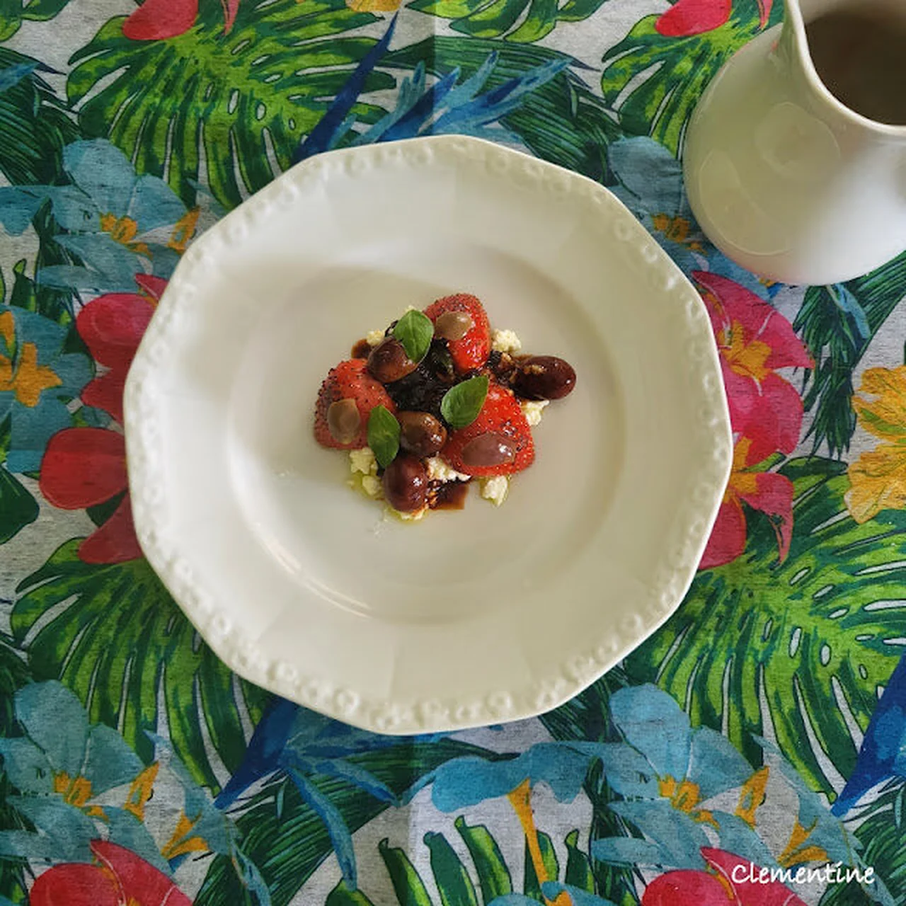 Fraises farcies aux olives de Mory Sacko