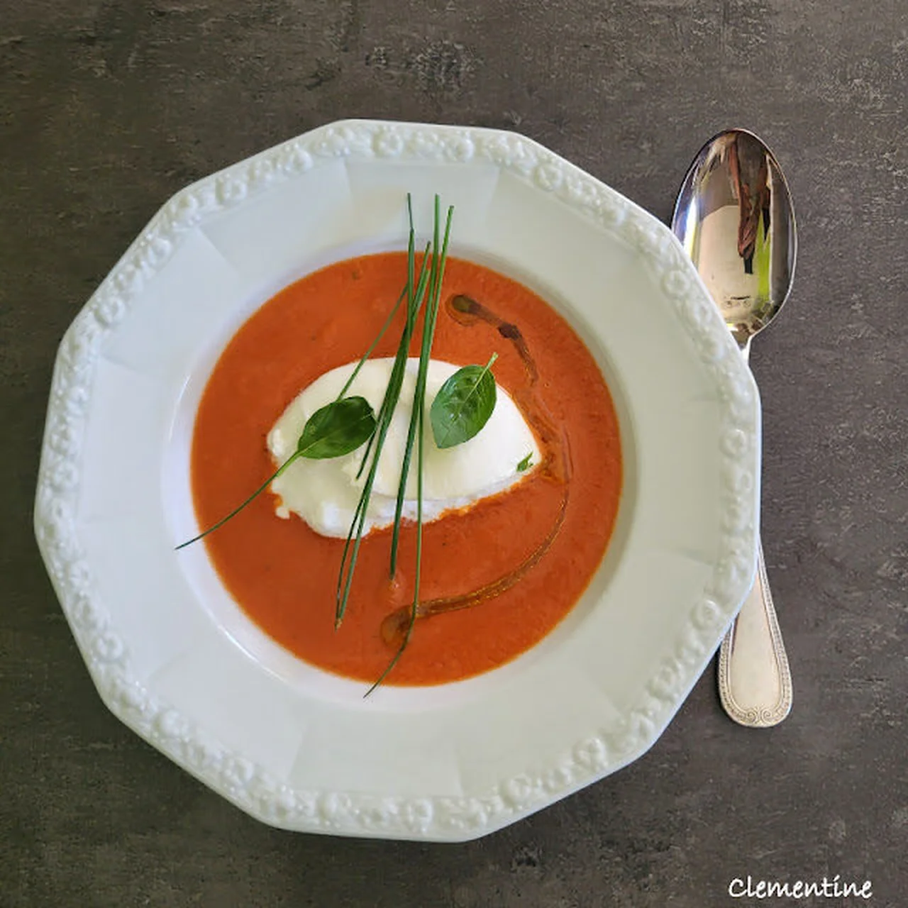 Gazpacho façon Simone Zanoni par Clementine