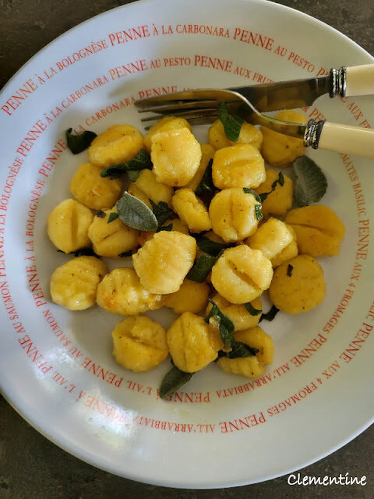 Gnocchi à la sauge